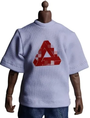 HiPlay Figure Doll Clothes: T-Shirt for 6-inch Collectible