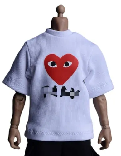 HiPlay Figure Doll Clothes: T-Shirt for 6-inch Collectible