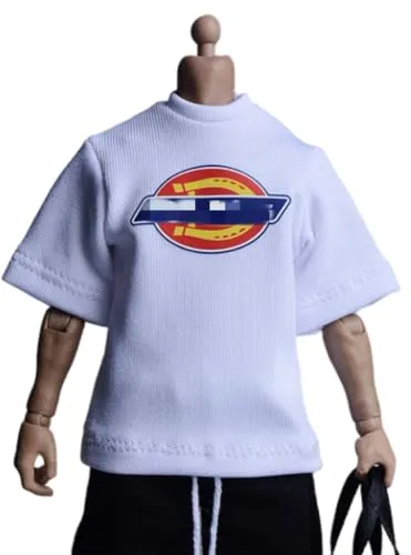 HiPlay Figure Doll Clothes: T-Shirt for 6-inch Collectible