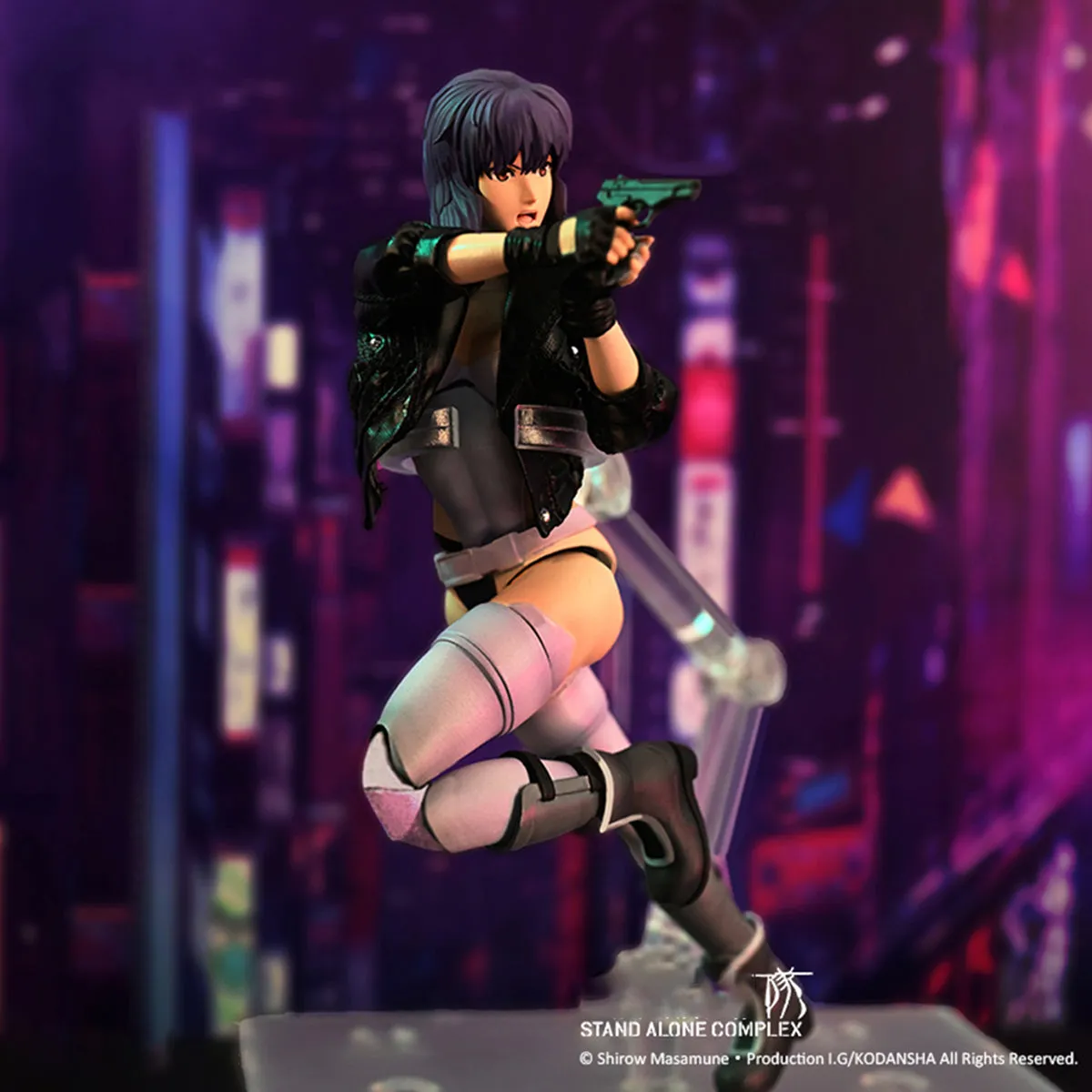 HiPlay HIYA Full Set:STAND ALONE COMPLEX,kusanagi motoko,Anime Style, 1:12 Scale Miniature Action Figurine