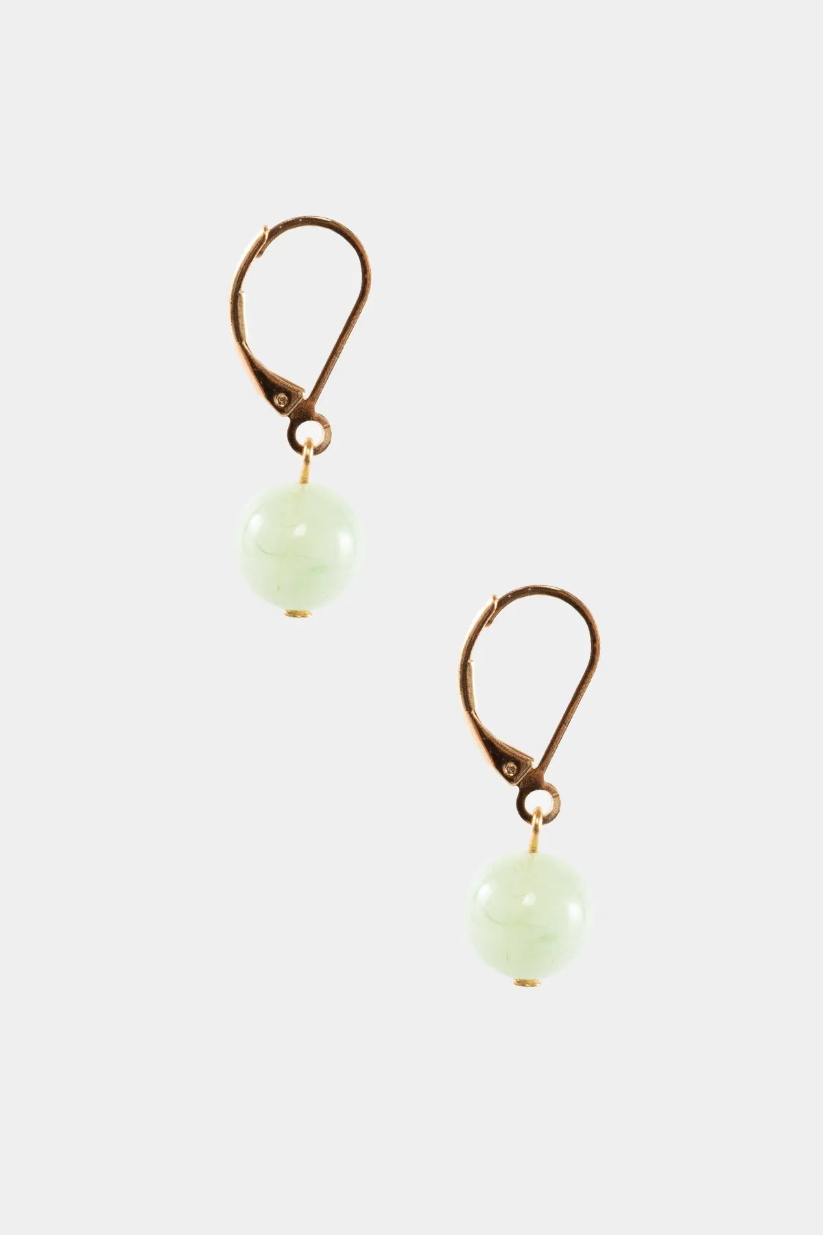 JWL10MM - 10mm Round Lucite Drop Earrings