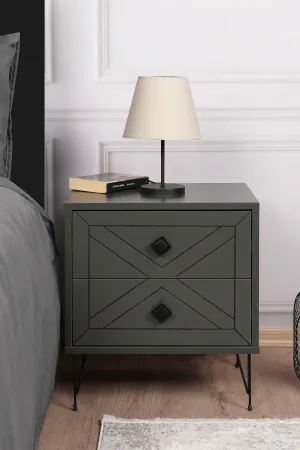 Nightstand Luna - Anthracite