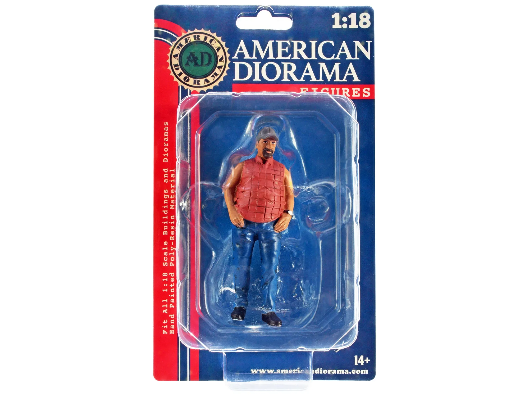 "Campers" Figure 1 for 1/18 Scale Models by American Diorama