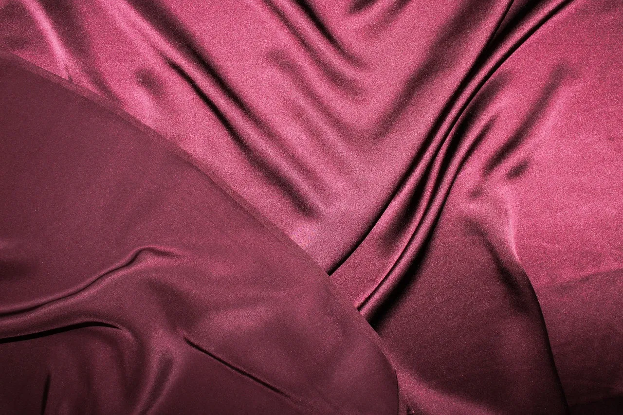 Randi Rahm Silk Charmeuse - Cabernet