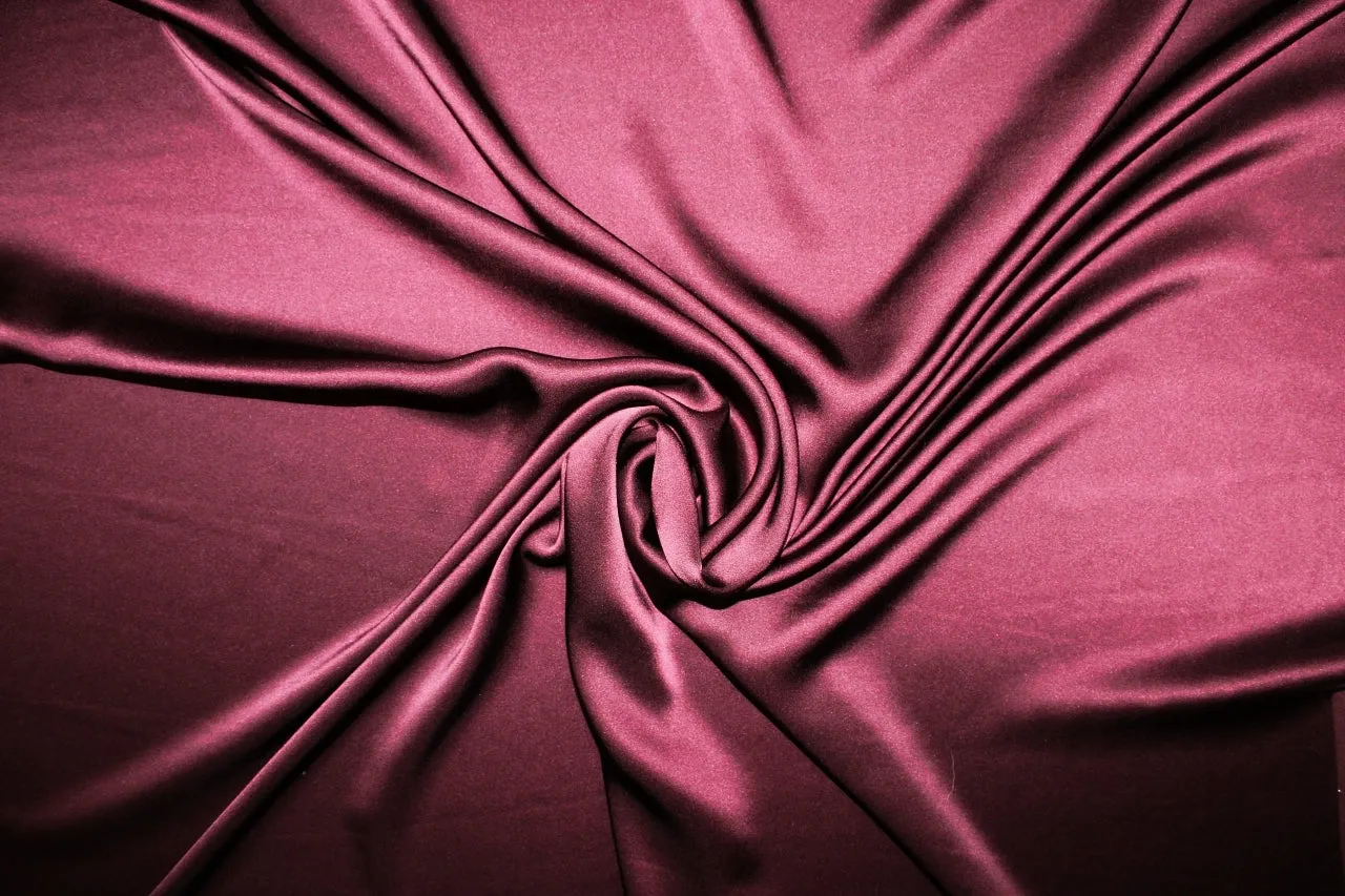 Randi Rahm Silk Charmeuse - Cabernet