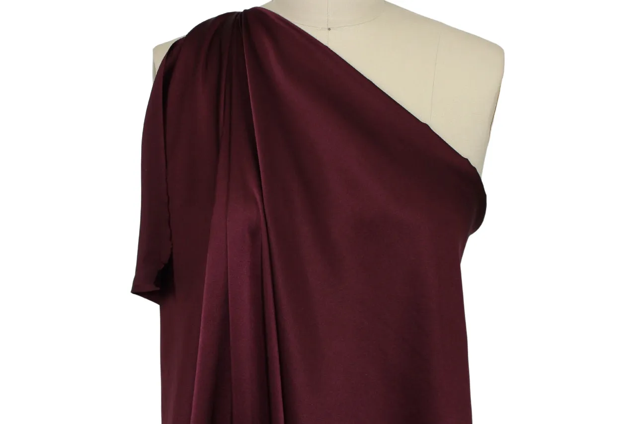 Randi Rahm Silk Charmeuse - Cabernet