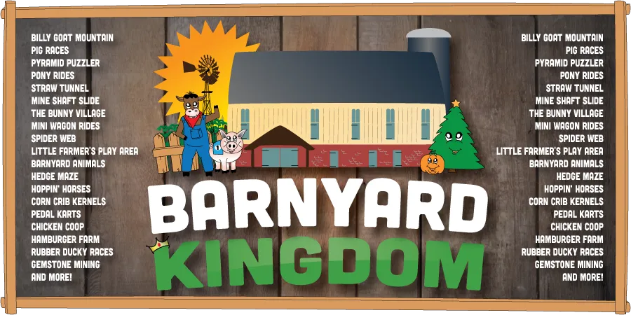 Save $40 on Barnyard Kingdoms Farmers Fare admission for 4 (reg $80)