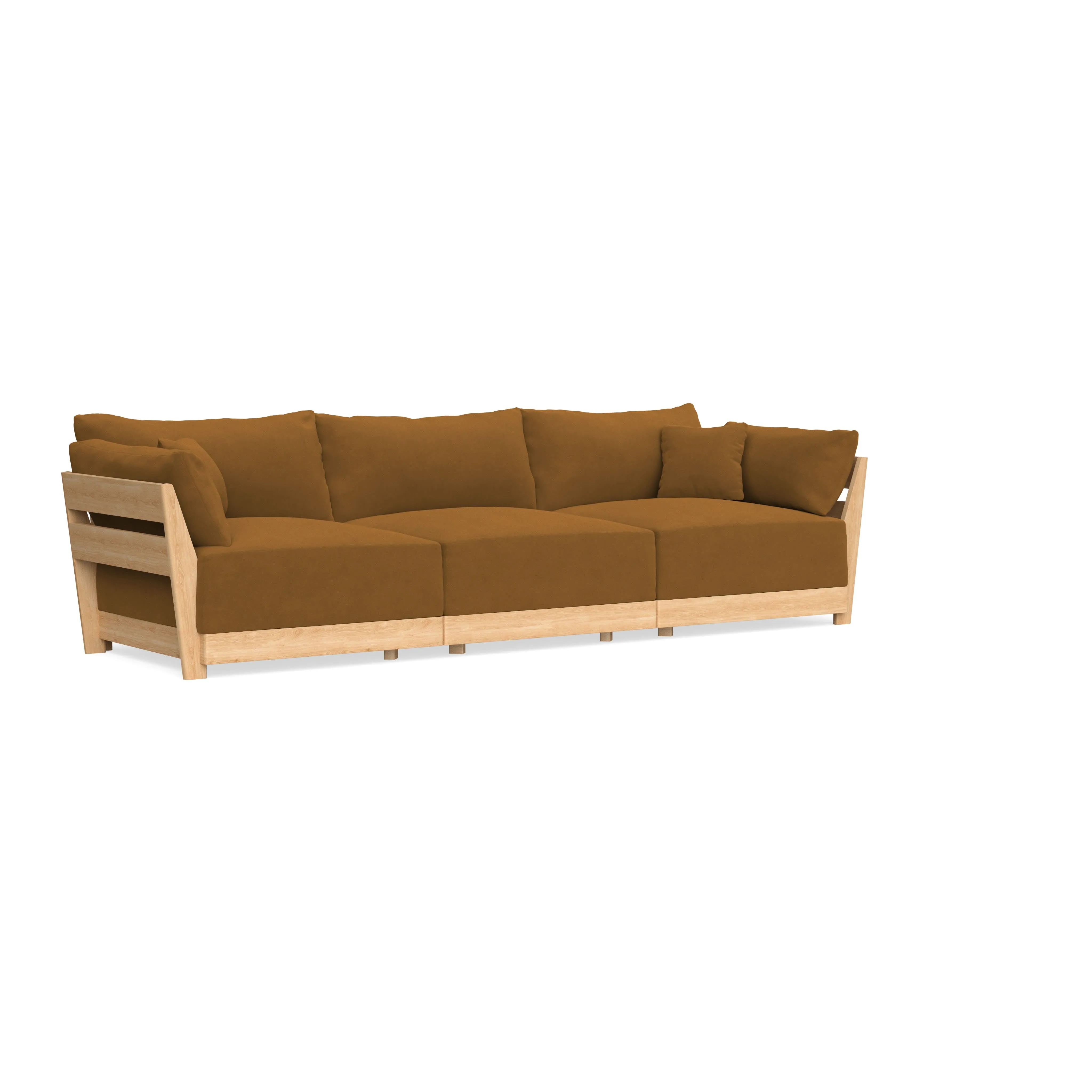 Slipcover Only - Modular Bondi 3-Seater Sofa in Cognac