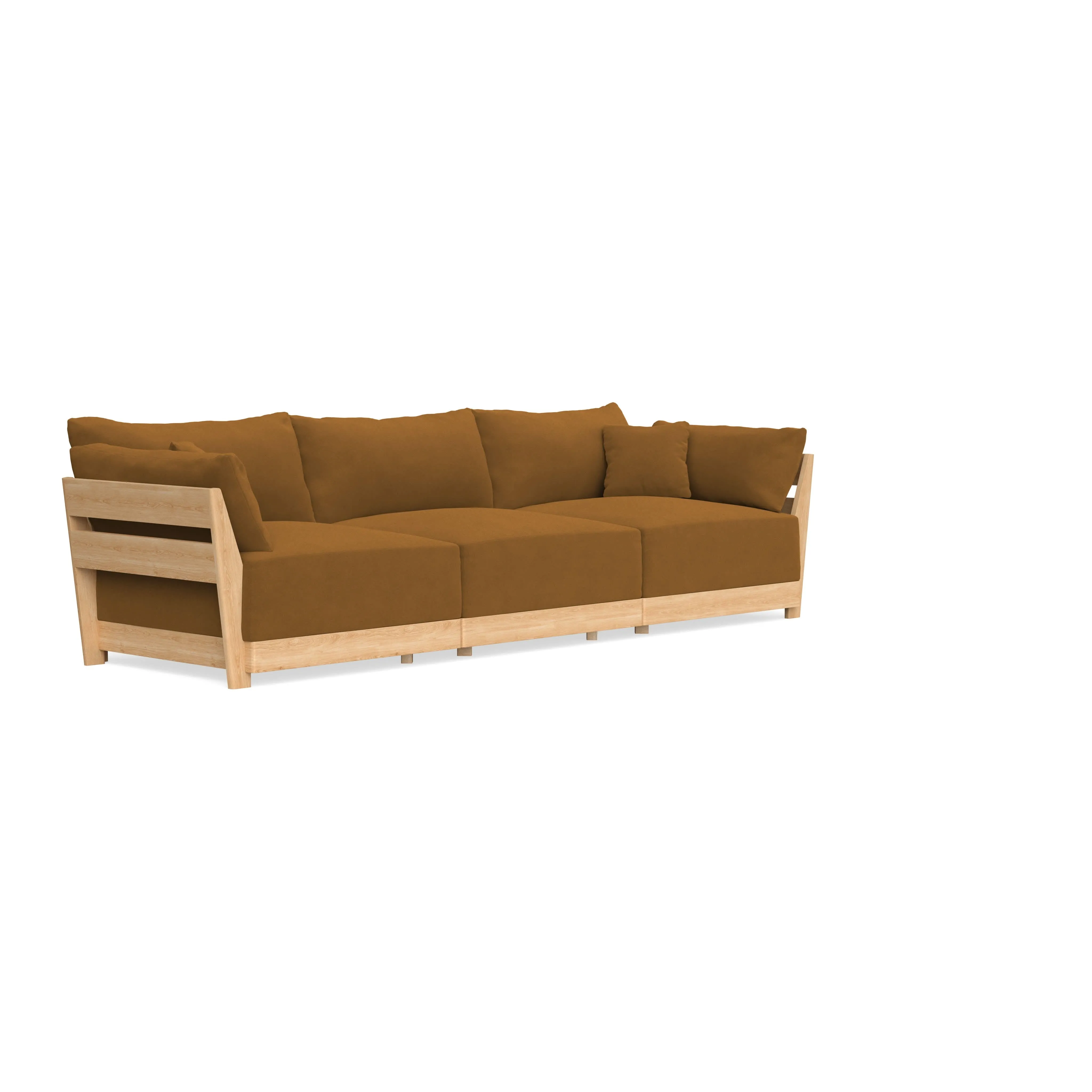 Slipcover Only - Modular Bondi 3-Seater Sofa in Cognac