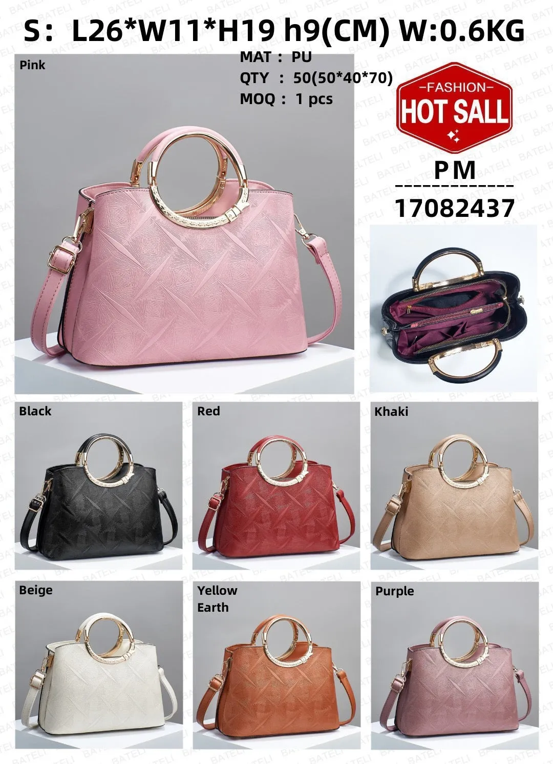 Stylish Handbag for Girls and Women 808-6