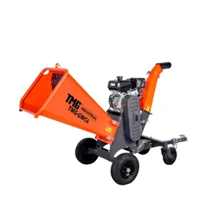 TMG Industrial 6" Wood Chipper Powered by Kohler 14 HP Command Pro Series, ATV Tow-Behind, 12'' Reversible Blade, Dual Belt Drive, TMG-GWC6