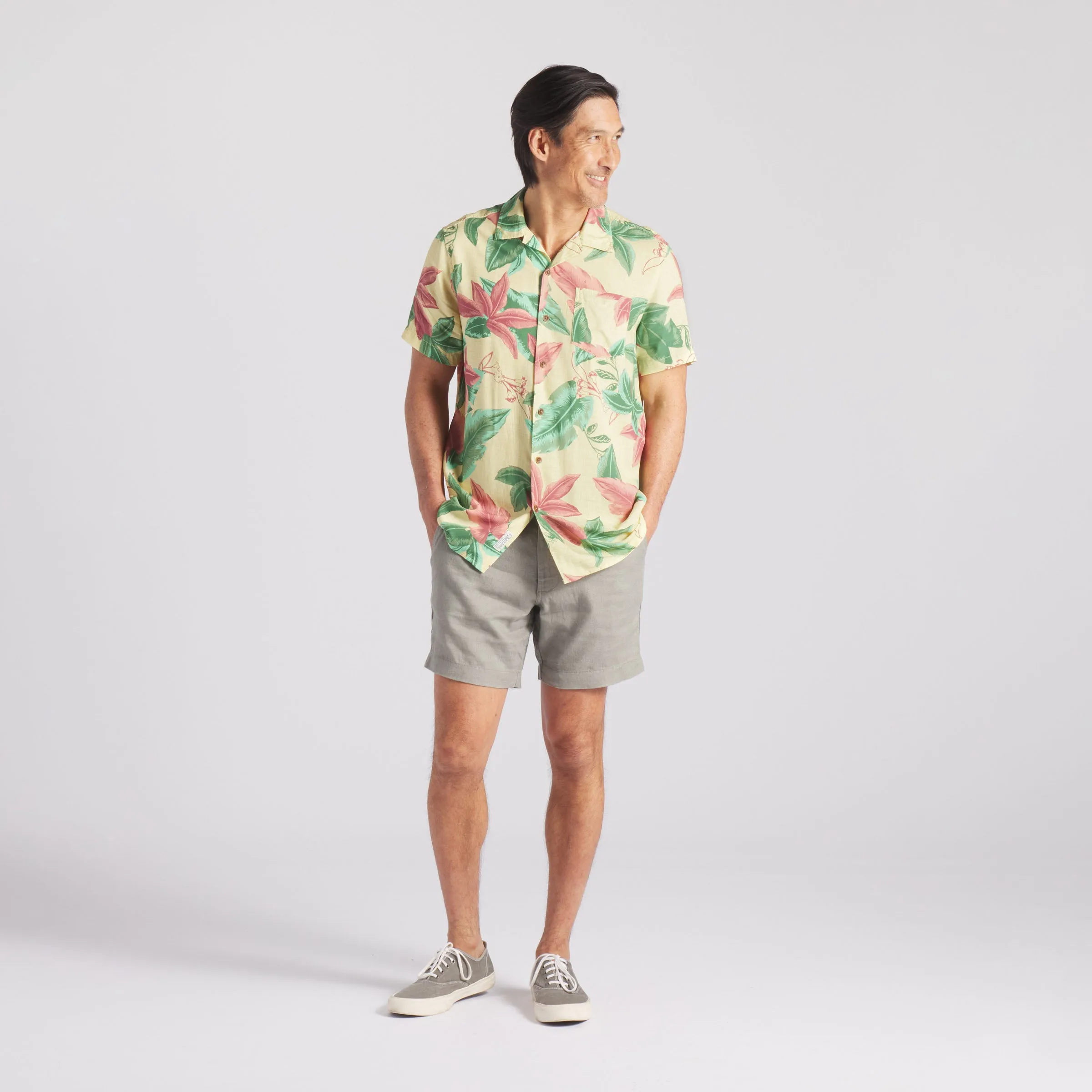 Vintage Hawaiian Camp Collar Shirt - Batik Reinvented